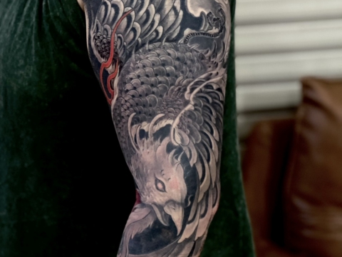 Tác phẩm ráp hình tại VP GreenINK tattoo